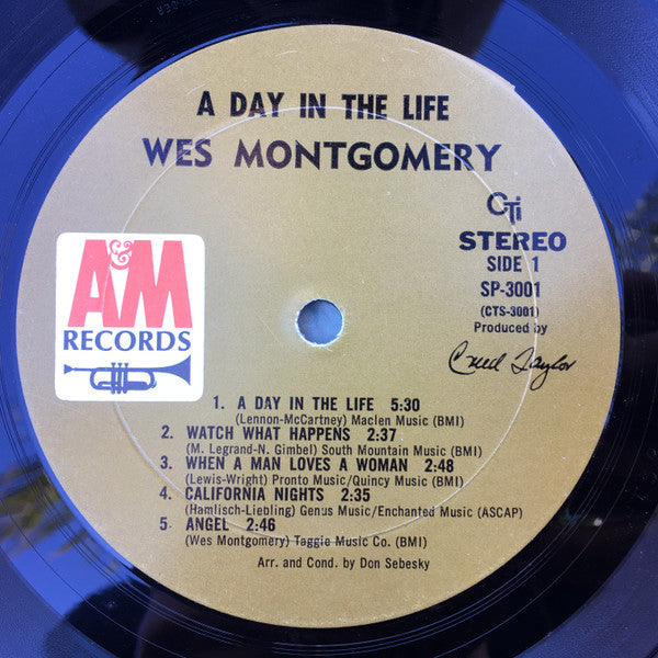 Wes Montgomery : A Day In The Life (LP, Album, Gat)