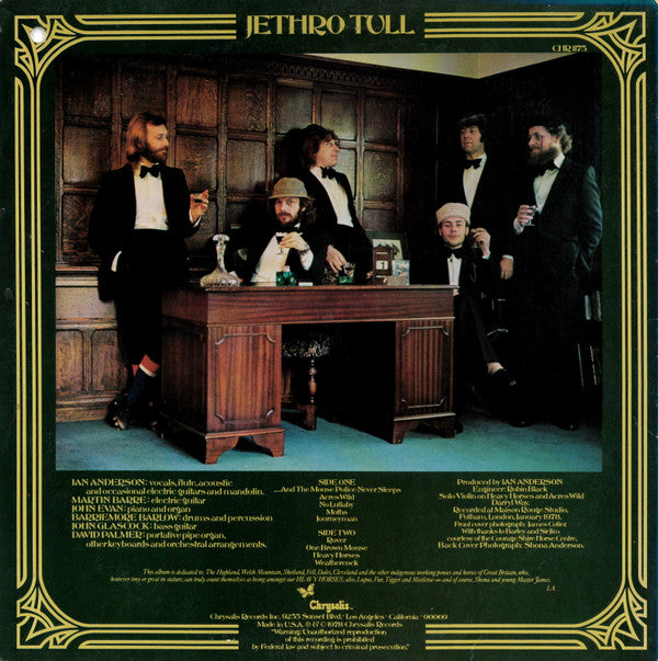 Jethro Tull : Heavy Horses (LP, Album, San)