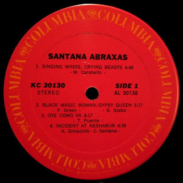 Santana : Abraxas (LP, Album, Pit)