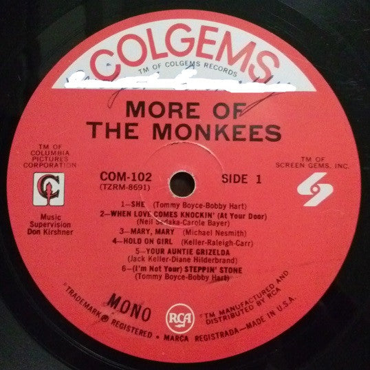 The Monkees : More Of The Monkees (LP, Album, Mono)