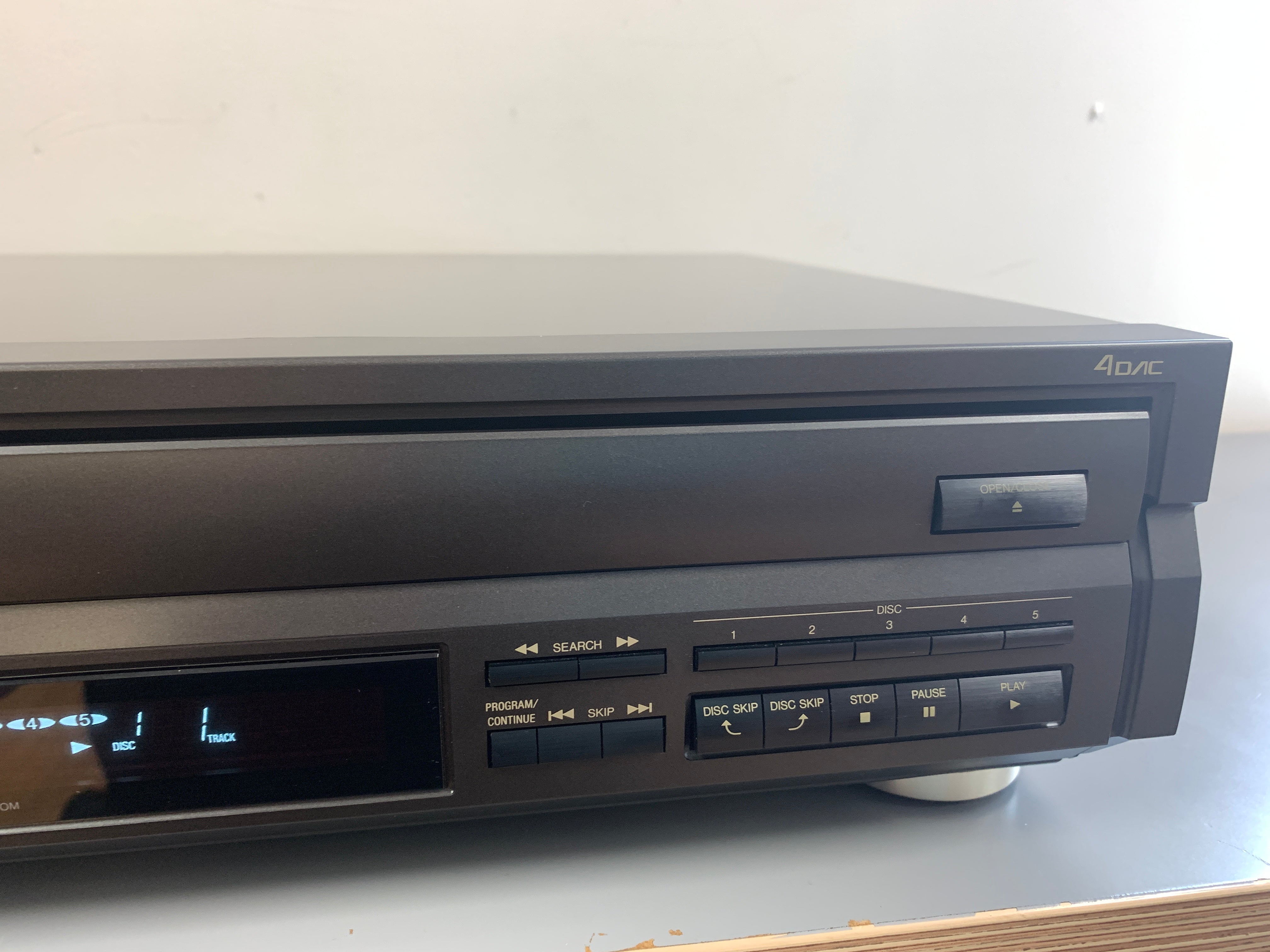 Vintage 1991 Technics SL-PD607 5-Disc CD Changer Player sale Digital Servo TESTED VGC