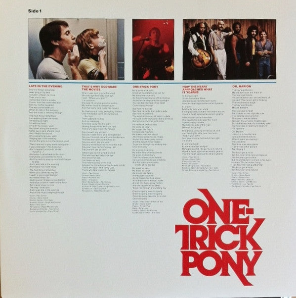 Paul Simon : One-Trick Pony (LP, Album, Spe)