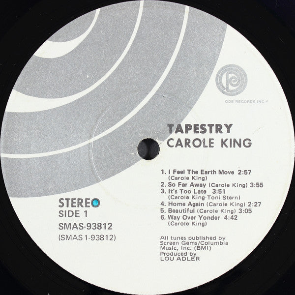 Carole King : Tapestry (LP, Album, Club, Jac)