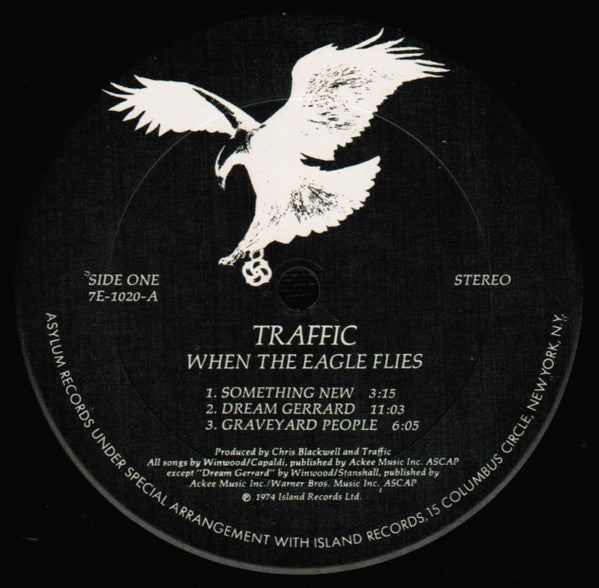 Traffic : When The Eagle Flies (LP, Album, Pit)