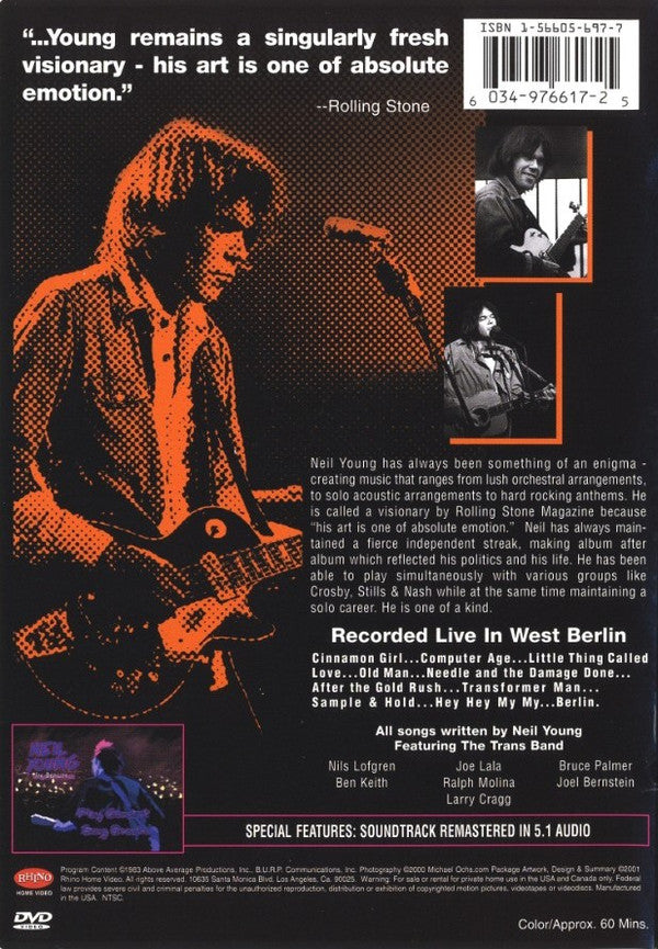 Neil Young : In Berlin (DVD-V, RP, Multichannel, NTSC)