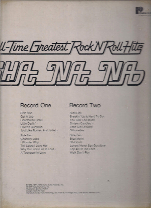 Sha Na Na : All-Time Greatest Rock 'N' Roll Hits (2xLP, Comp)