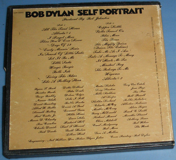 Bob Dylan : Self Portrait (Reel, 4tr Stereo, 7" Reel, Album)