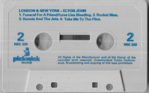 Elton John : London & New York (Cass, Album, RE)