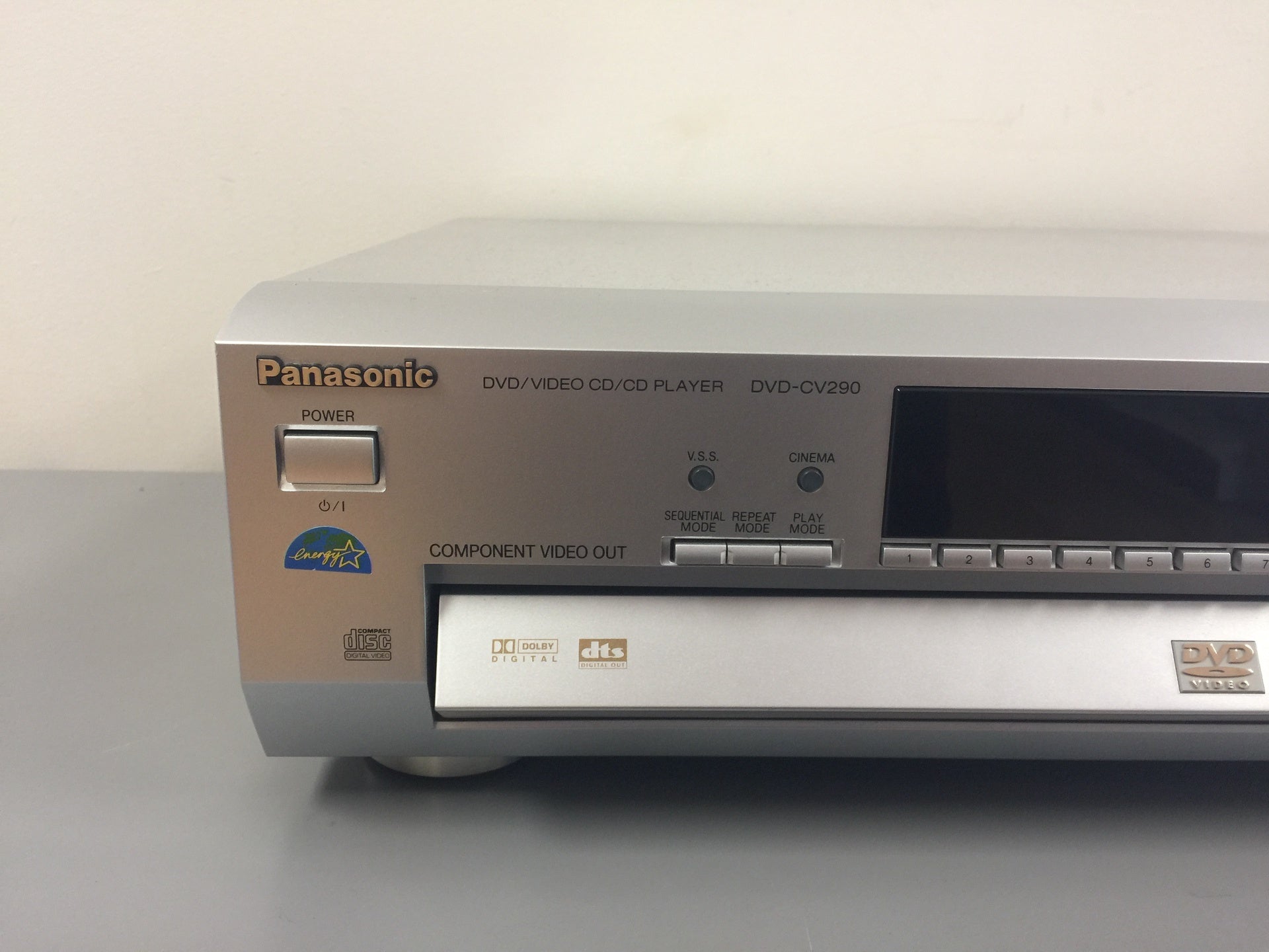 Panasonic deals 5 Disc Changer DVD/ Video CD/ CD Player