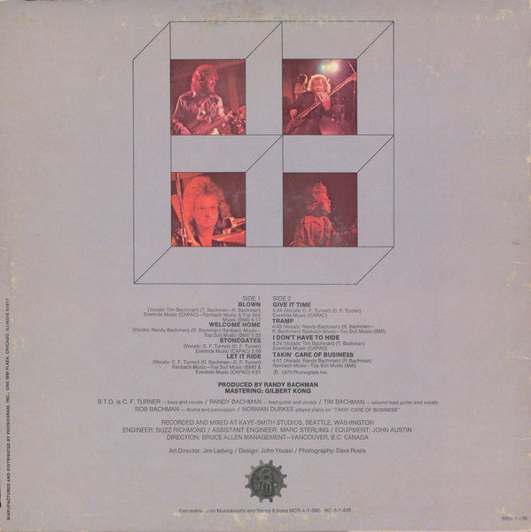 Bachman-Turner Overdrive : Bachman-Turner Overdrive II (LP, Album, Pit)