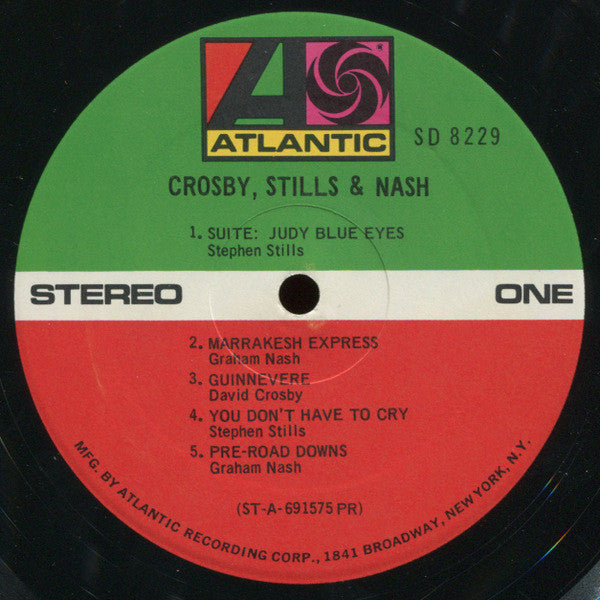 Crosby, Stills & Nash : Crosby, Stills & Nash (LP, Album, PR-)