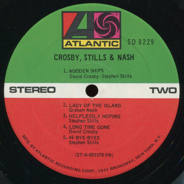 Crosby, Stills & Nash : Crosby, Stills & Nash (LP, Album, PR-)