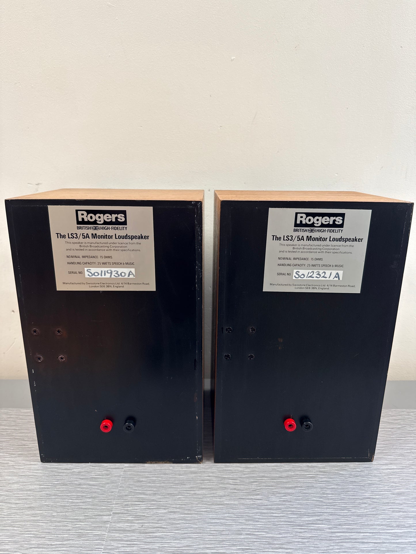 Rogers LS3/5A Speakers