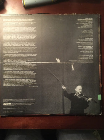 Jascha Heifetz : Heifetz On Television (LP)