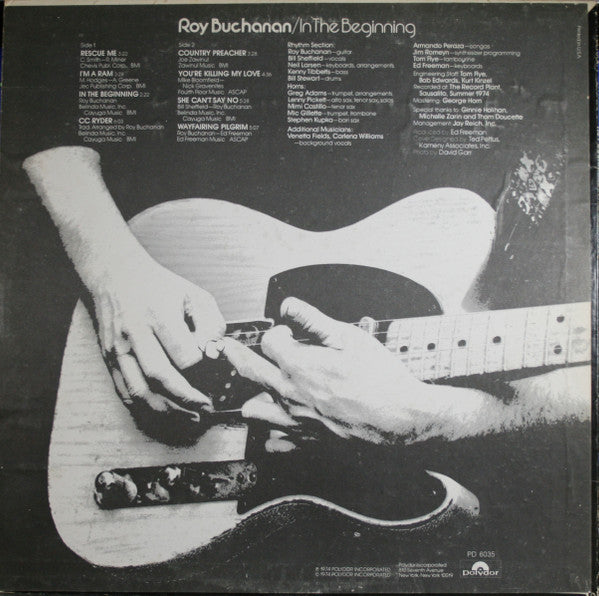 Roy Buchanan : In The Beginning (LP, Album)