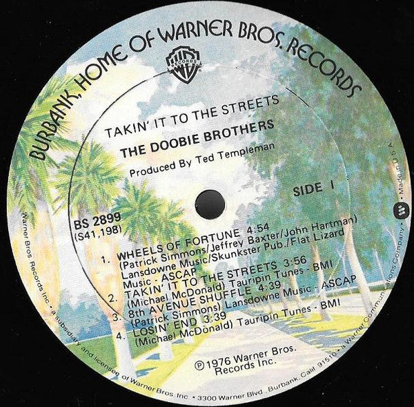 The Doobie Brothers : Takin' It To The Streets (LP, Album, Gol)