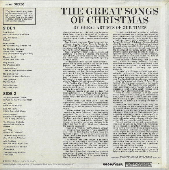 Various : The Great Songs Of Christmas - Album Seven (LP, Comp, Ltd)