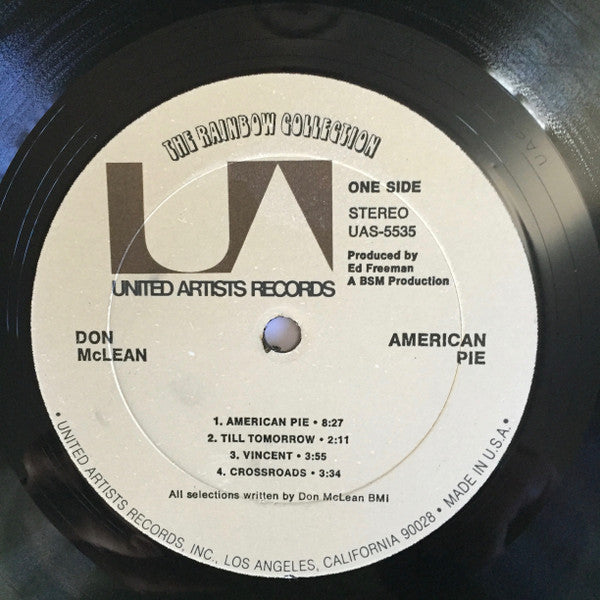 Don McLean : American Pie (LP, Album, Club)