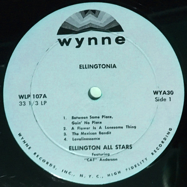 Cat Anderson And The Ellington All Stars : Ellingtonia (LP, Album, Mono)