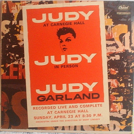 Judy Garland : Judy At Carnegie Hall - Judy In Person (2xLP, Album, Mono, Scr)