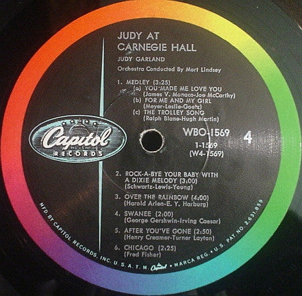 Judy Garland : Judy At Carnegie Hall - Judy In Person (2xLP, Album, Mono, Scr)