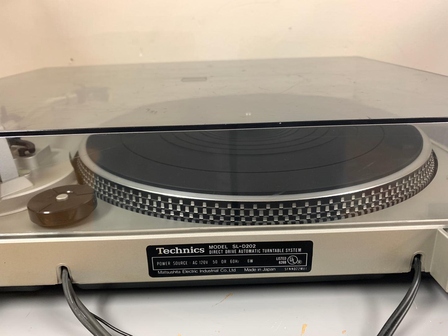 Technics SL-D202 Direct Drive Turntable