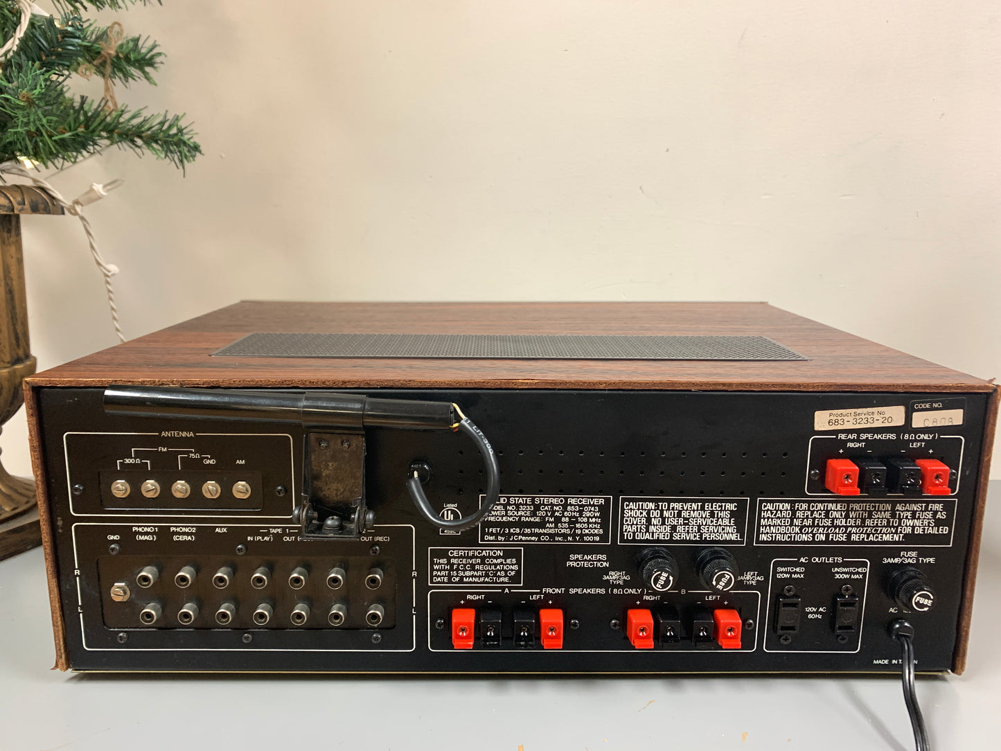 MCS 3233 Stereo Receiver