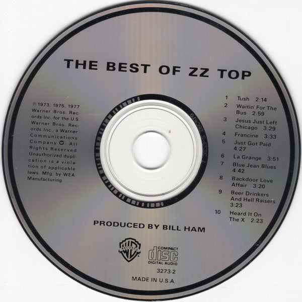 ZZ Top : The Best Of ZZ Top (CD, Comp, RE, RP)