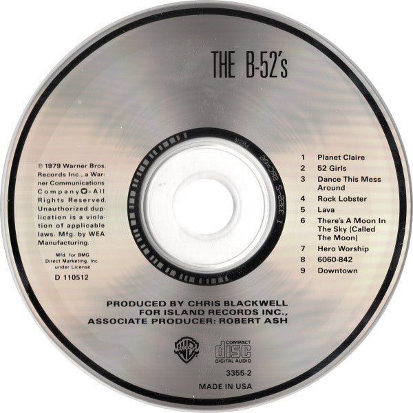 The B-52's : The B-52's (CD, Album, Club, RE, RM, BMG)