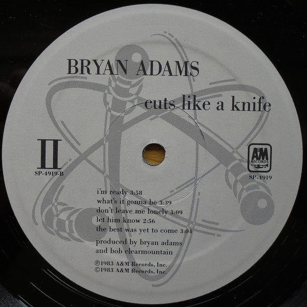 Bryan Adams : Cuts Like A Knife (LP, Album, Tra)