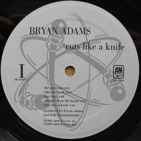 Bryan Adams : Cuts Like A Knife (LP, Album, Tra)