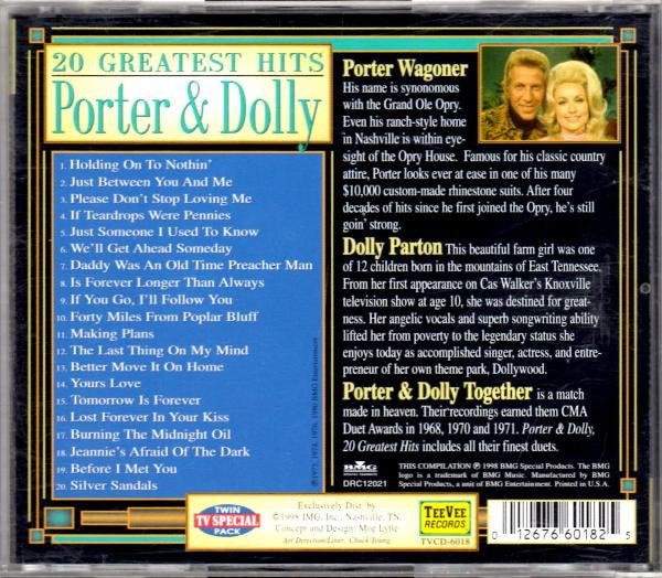 Porter & Dolly* : 20 Greatest Hits (CD, Comp)