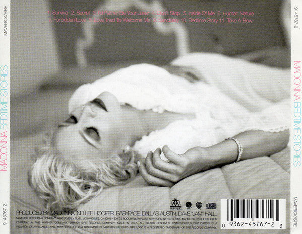 Madonna : Bedtime Stories (CD, Album, Spe)