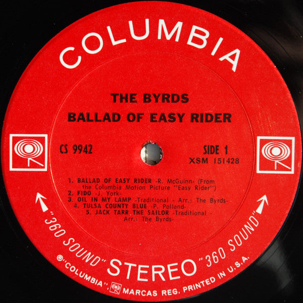 The Byrds : Ballad Of Easy Rider (LP, Album, Pit)