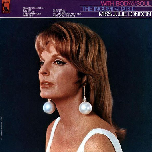 Julie London : With Body & Soul (LP, Mono)