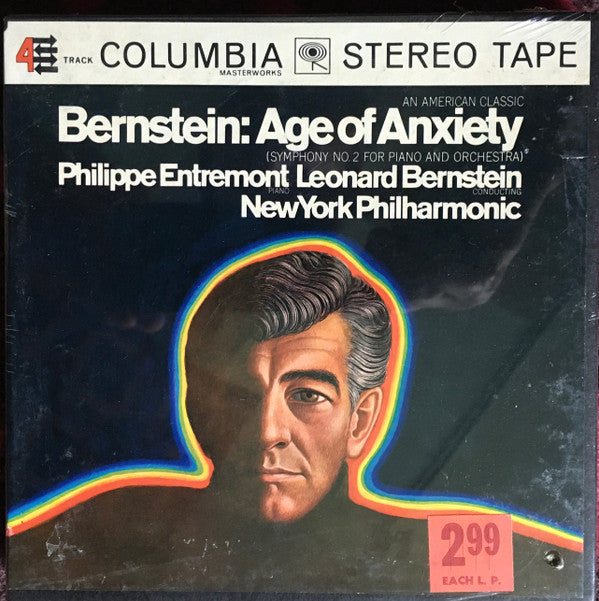 Bernstein* - Philippe Entremont, Leonard Bernstein, New York Philharmonic : Age Of Anxiety (Symphony No. 2 For Piano And Orchestra) (Reel, 4tr Stereo, 7" Reel)