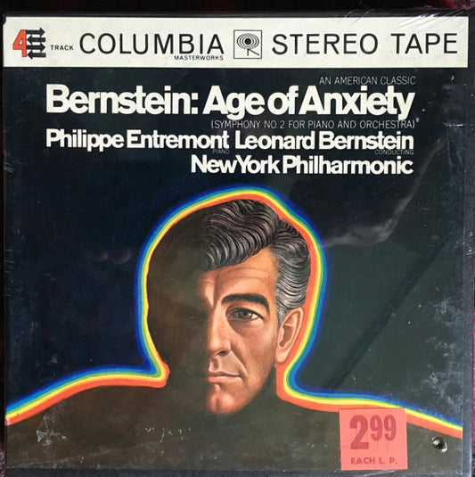 Bernstein* - Philippe Entremont, Leonard Bernstein, New York Philharmonic : Age Of Anxiety (Symphony No. 2 For Piano And Orchestra) (Reel, 4tr Stereo, 7" Reel)