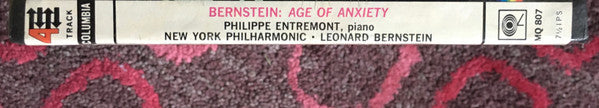 Bernstein* - Philippe Entremont, Leonard Bernstein, New York Philharmonic : Age Of Anxiety (Symphony No. 2 For Piano And Orchestra) (Reel, 4tr Stereo, 7" Reel)