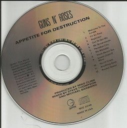 Guns N' Roses : Appetite For Destruction (CD, Album, Club, RE, Rev)