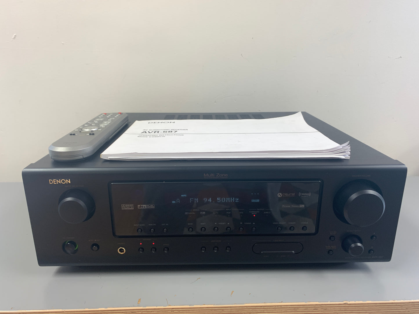 Denon AVR-587 *Manual * Remote