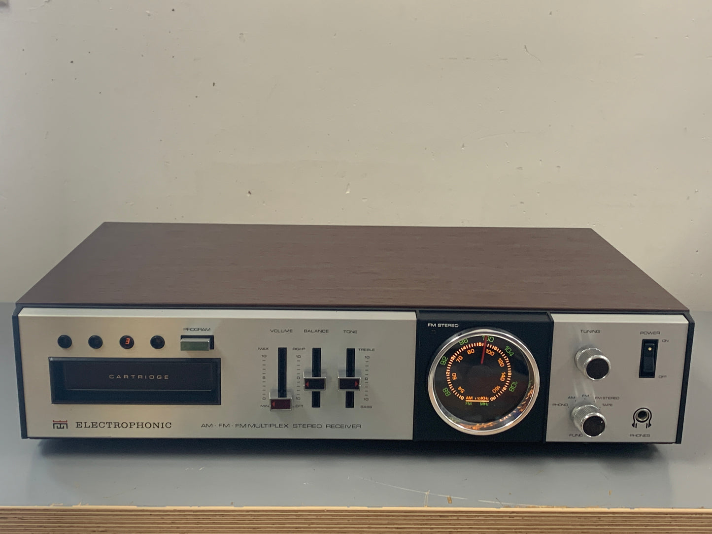 Morse Electro Products T-4210 Stereo Receiver with 8 Track Player