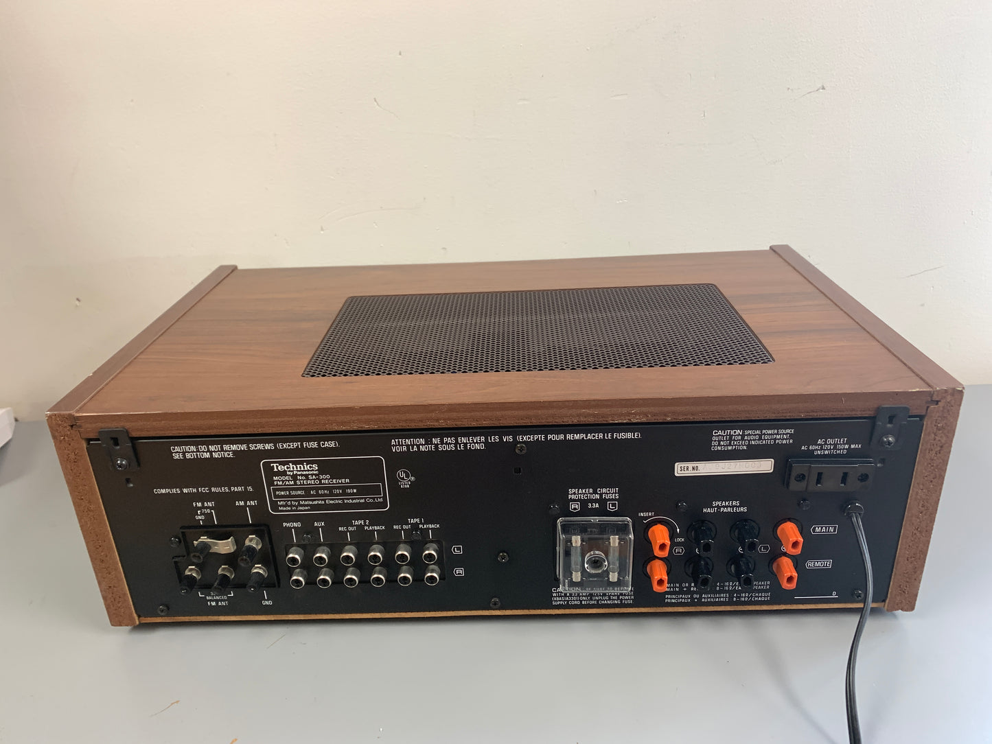 Technics SA-300 Stereo Receiver