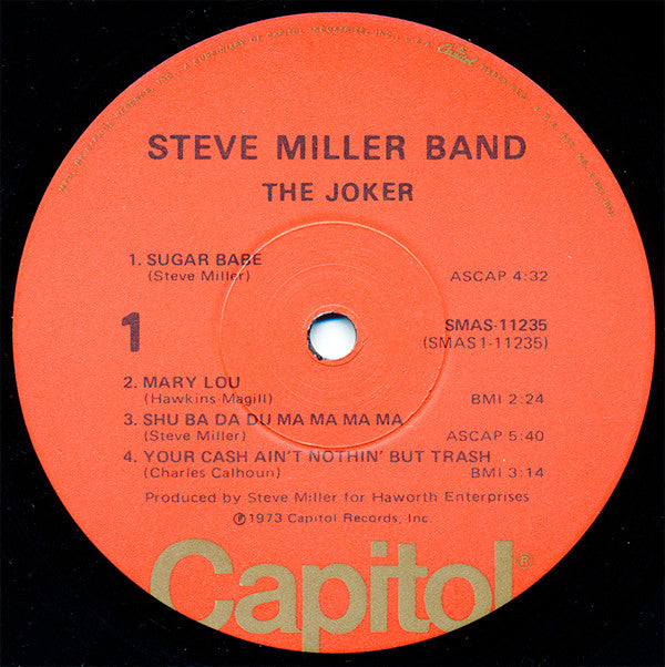 Steve Miller Band : The Joker (LP, Album, Win)