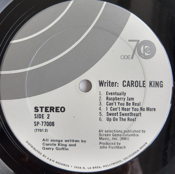 Carole King : Writer: Carole King (LP, Album, Ter)