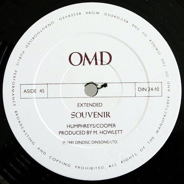 OMD* : Souvenir (Extended) (10")