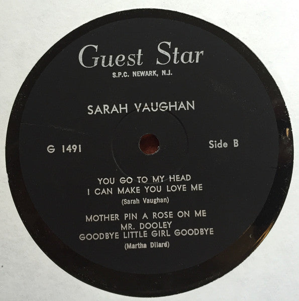 Sarah Vaughan Also Featuring Martha Dilard, The Fletcher Henderson Orchestra* : Sarah Vaughan (LP, Comp, Mono)