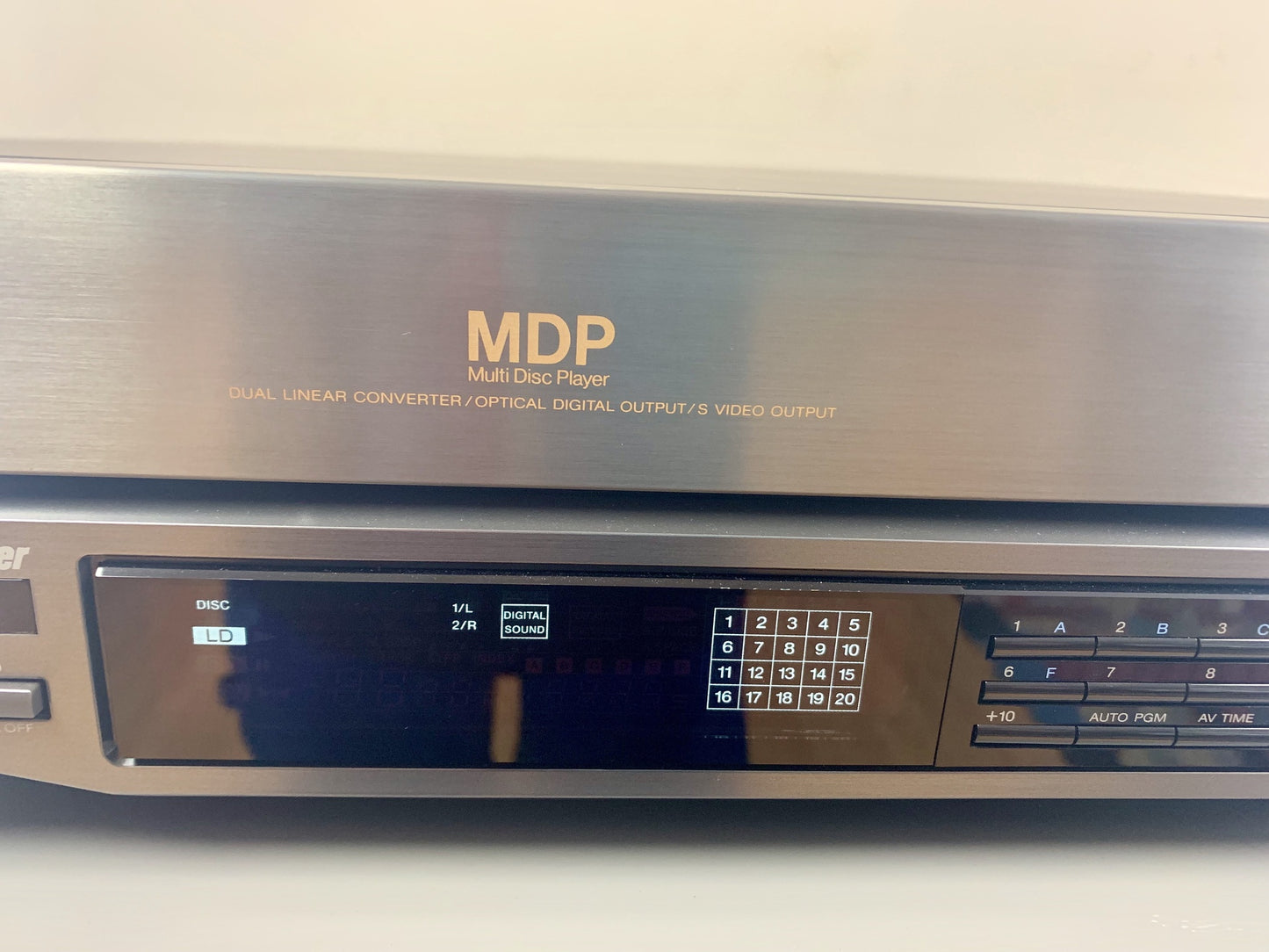 Sony MDP-333 Laserdic Player