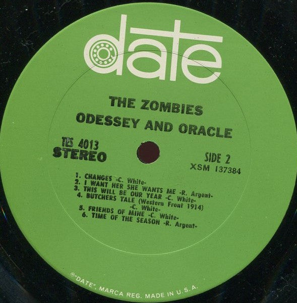 The Zombies : Odessey And Oracle (LP, Album, Pit)