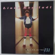 Linda Ronstadt : Living In The USA (LP, Album, Gol)