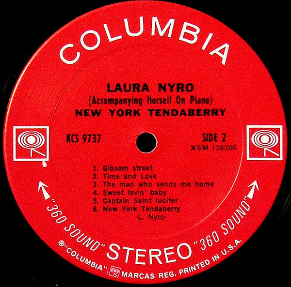 Laura Nyro : New York Tendaberry (LP, Album, Pit)